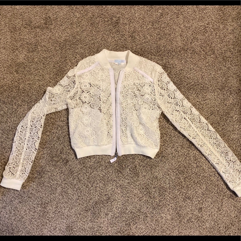 Like new lace jacket.